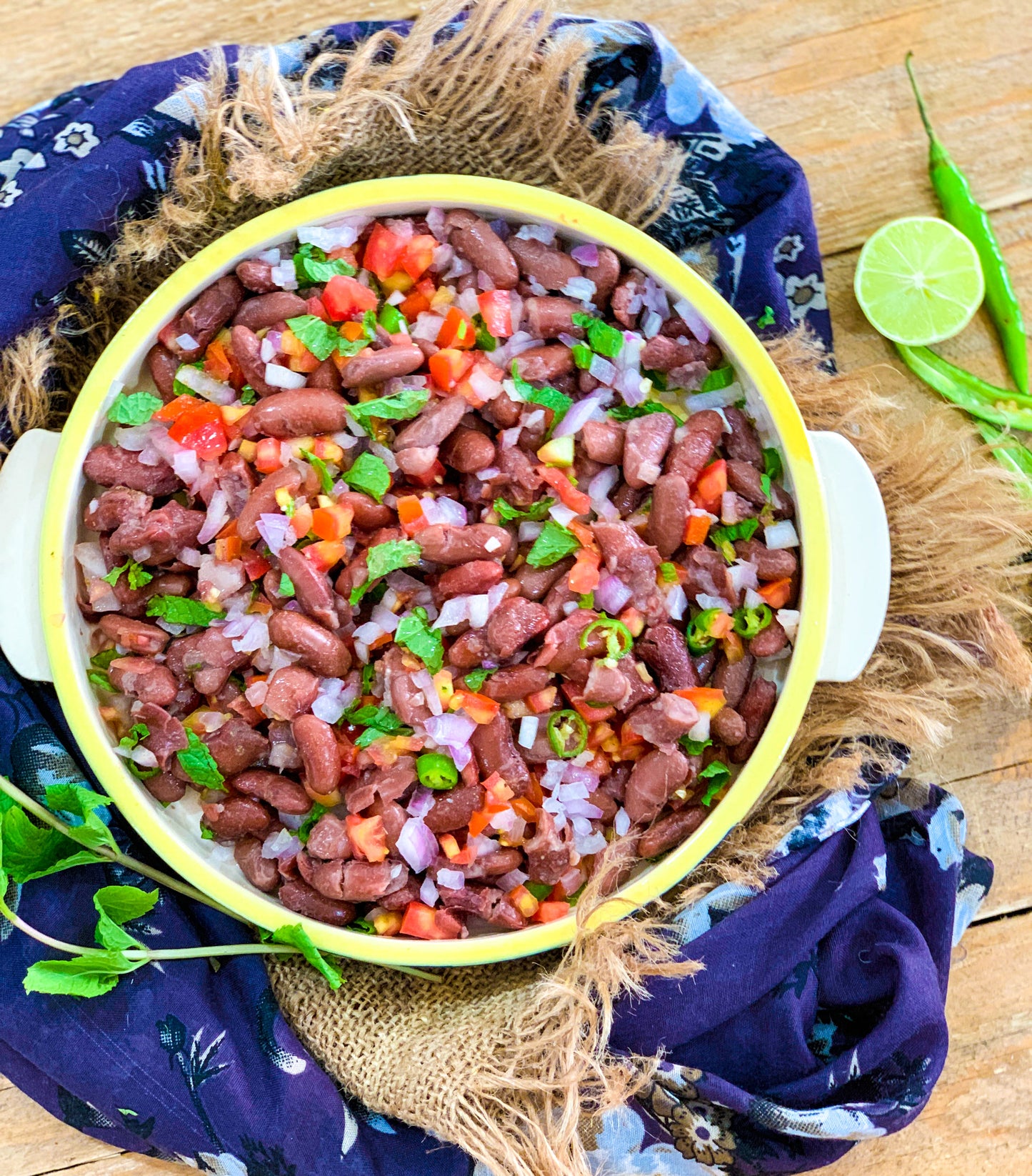  veg Rajma Salad