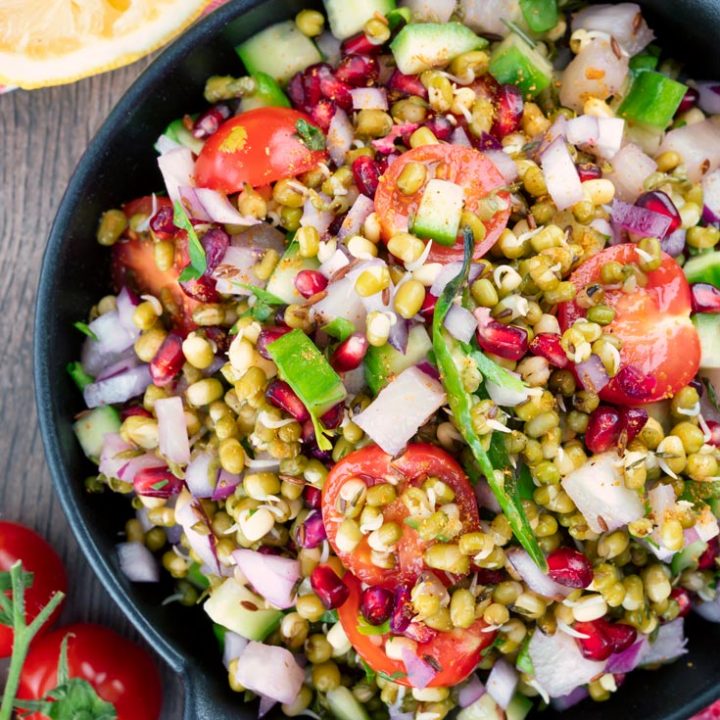 Sprouted Mung Bean Salad