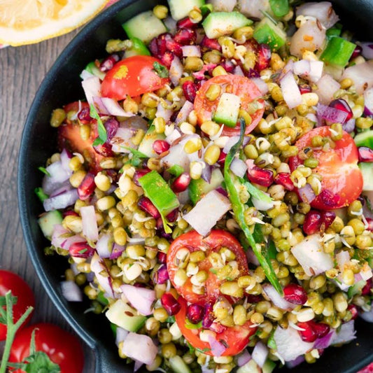 Sprouted Mung Bean Salad